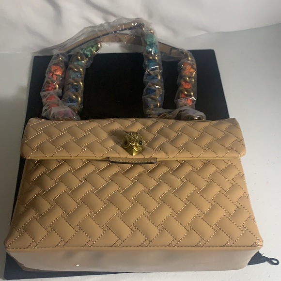 - KURT GEIGER LONDON KENSINGTON LEATHER SHOULDER BAG - Picture 4 of 11